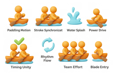 3d canoeing team technique: synchronization, motion, and teamwork explained