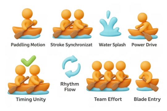 3d canoeing team technique: synchronization, motion, and teamwork explained