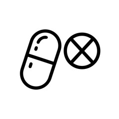 Medicine pills icon vector, Symbol, logo illustrations