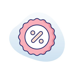 Discount  vector icon