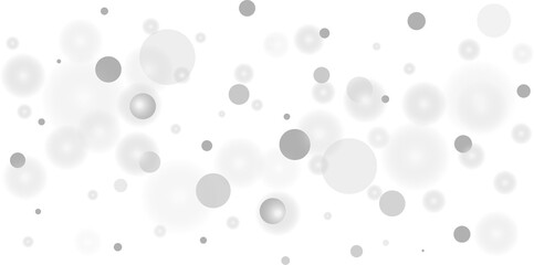 Gray or Silver Bokeh Scatter