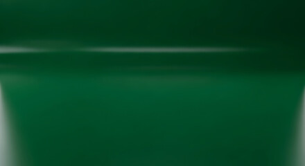 Smooth emerald green abstract background with subtle horizontal light streak.