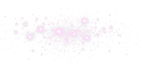 Glowing particles overlay in PNG format, perfect for adding a