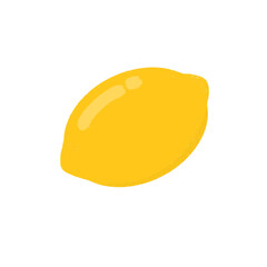 lemon vector illustration crayon style 