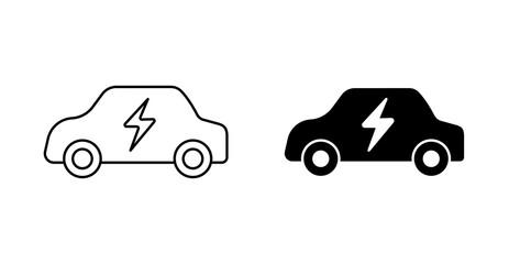 Electric Car Icon