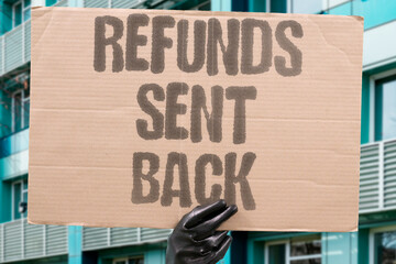 "Refunds Sent Back" Illegal funds returned immediately. REFUNDS. RETURNED. REPAID. MONEY. DISGORGEMENT.