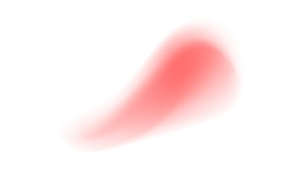 Red brush stroke on white background. Abstract red and blurred brush stroke.  , transparent background
