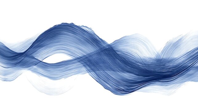 Elegant watercolor brushstroke wave effect on a white background art texture