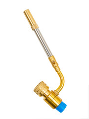 Gas burner on a white background.