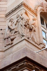 Classic building in the downtown of Budapest, Hungary