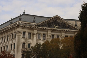 Classic building in the downtown of Budapest, Hungary