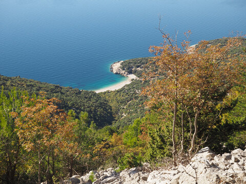 Cres - Wanderung zum Lubenice Beach im Herbst