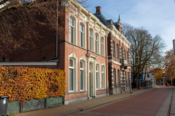 Street With Bike Lane Passing