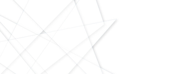 abstract geometric patterns background. white background with triangle shapes and shadow effects. modern seamless stripe lines. for poster, template, banner, wallpaper, background.