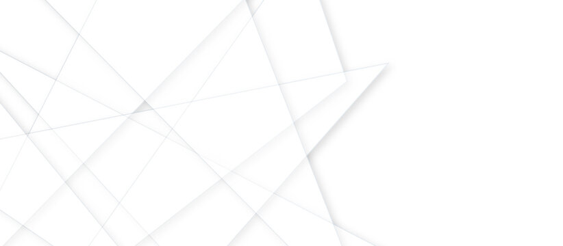 abstract geometric patterns background. white background with triangle shapes and shadow effects. modern seamless stripe lines. for poster, template, banner, wallpaper, background.