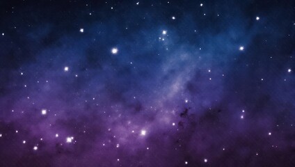 Obraz premium Vast Deep Space Nebula with Bright Shining Stars.