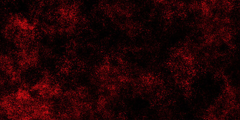 red abstract background. textured canvas with rough brush strokes and faded spots. broken and cracked surface with dark streaks and splatters. grungy worn fabric with frayed and torn patches.	