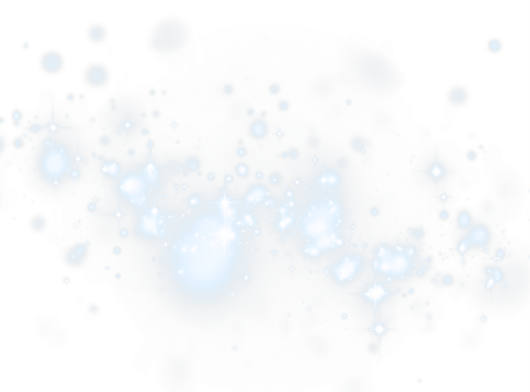 Glittering stars PNG overlay for design projects with a transparent
