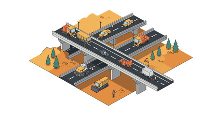 Isometric pottery craftsman creating clay vessels with traditional techniques