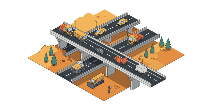 Isometric pottery craftsman creating clay vessels with traditional techniques