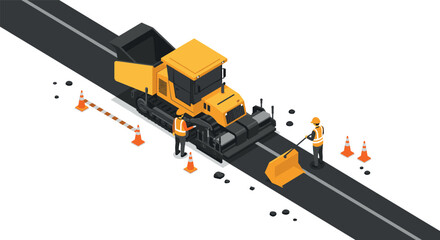 Isometric design of metal water valves with red and blue handles