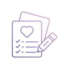 Wishlist  vector icon