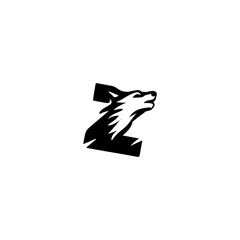 Letter Z Wolf Logo.eps