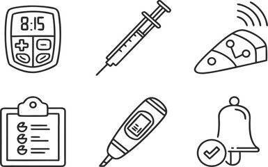 Vector icon set for web design with hand-drawn music instrument sketches and construction tools collection