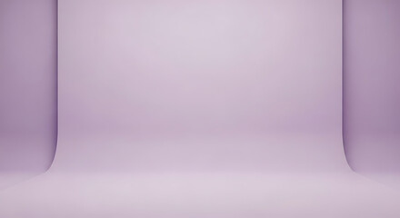 Soft pastel purple seamless studio background with gentle lighting and smooth curves