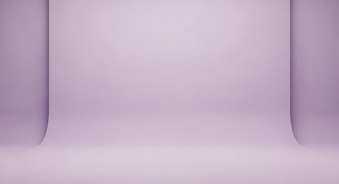Soft pastel purple seamless studio background with gentle lighting and smooth curves
