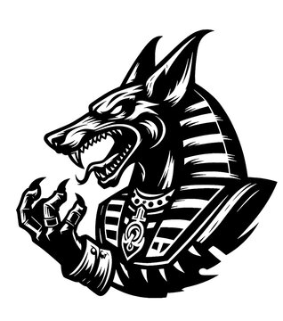 anubis tattoo design