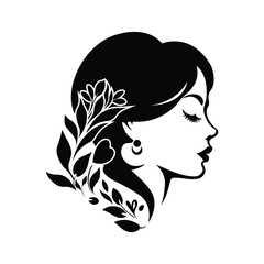 Modern Girl Logo Design for Beauty, Fashion, Lifestyle, and Feminine Branding