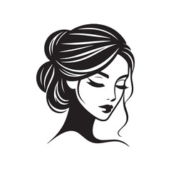Modern Girl Logo Design for Beauty, Fashion, Lifestyle, and Feminine Branding