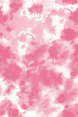 Tie dye seamless pattern pink watercolor background