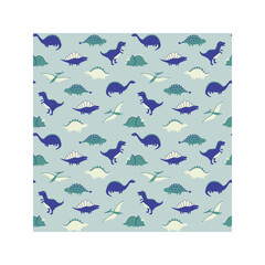Dinosaur seamless pattern with hand drawn doodle style © Creativezone