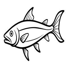Fish Outline Illustration