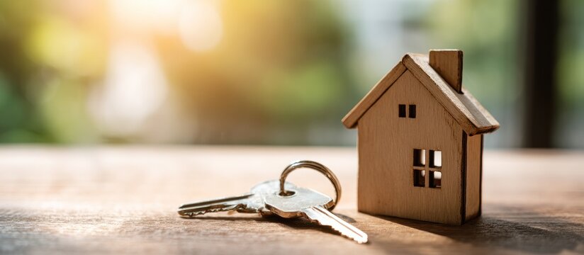 Keys to a new home - Symbol of property ownership.