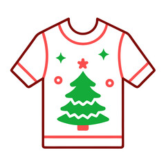 christmas tree with red ribbon