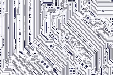 Flat Microelectronics Circuits board background