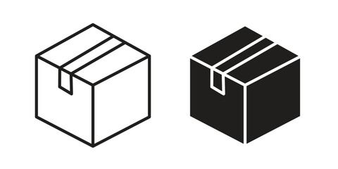 Package icons set. Pixel Perfect scalable icons.