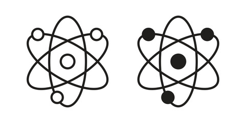 Physics icons set. Pixel Perfect scalable icons.