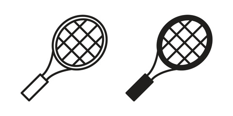 Racket icons set. Pixel Perfect scalable icons.