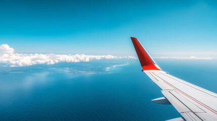 Modern aircraft wing with hybrid SAF fuel line overlay visualizing clean energy transition.