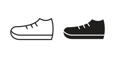 Shoes icons set. Pixel Perfect scalable icons.