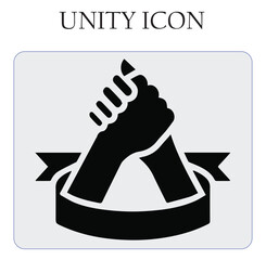 Minimal unity vector icon design — clean, modern, and versatile for apps, branding, UI/UX, and creative projects
