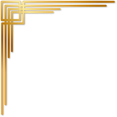 Gold Corner Border