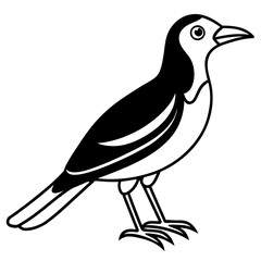 Obraz premium vector illustration of a bird