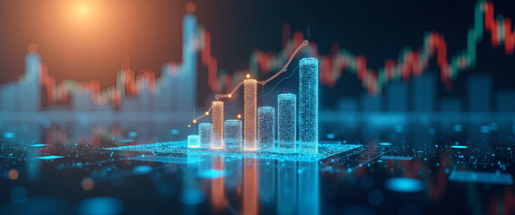 An engaging promotional visual illustrating data-driven marketing strategies, with an emphasis on hierarchy of importance and optimized copy space for branding.