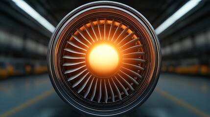 Jet engine cross-section illustrating hybrid SAF combustion with lower emissions cloud.
