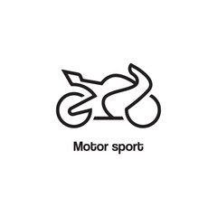 motor sport icon design template